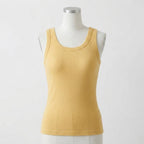 Maggie's Ribbed Cotton Built-in Bra Tank