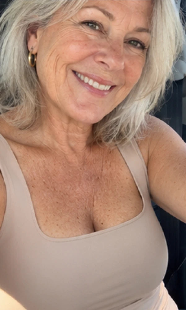 Judy talking about wearing Maggie’s Tank